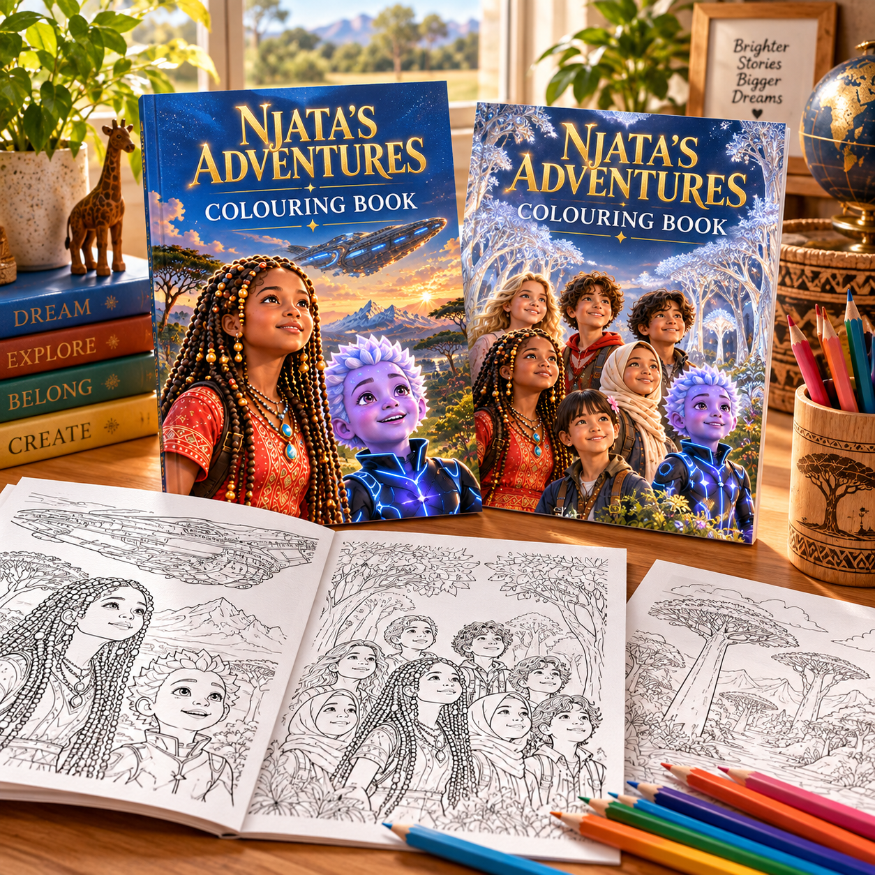 50-Page Colouring Book PDF